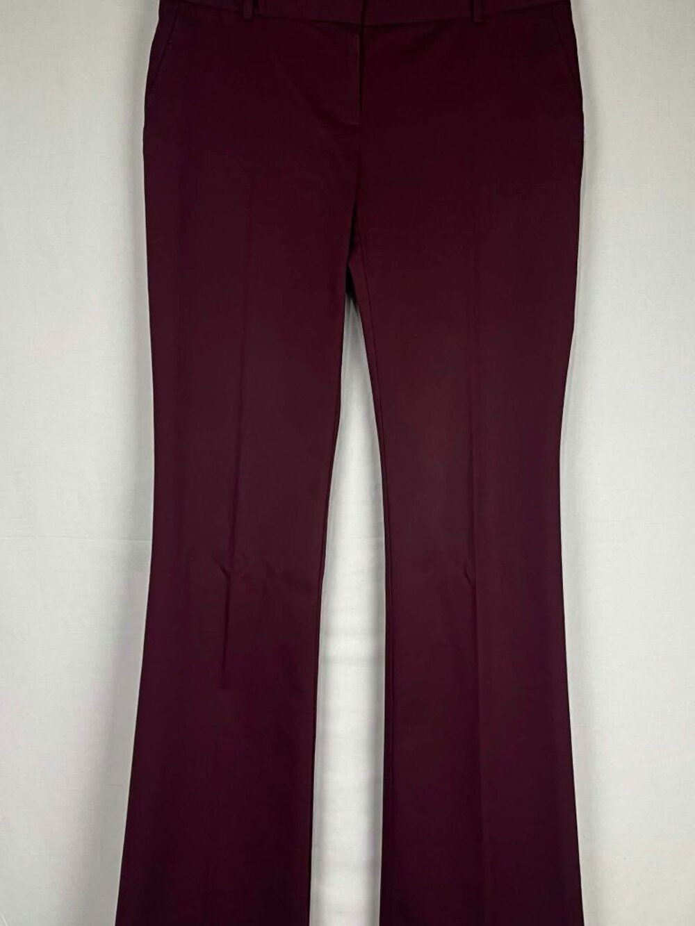 GUC Victorias Secret Body Womens Plum Burgundy The Kate Fit Flare Pants Sz 4